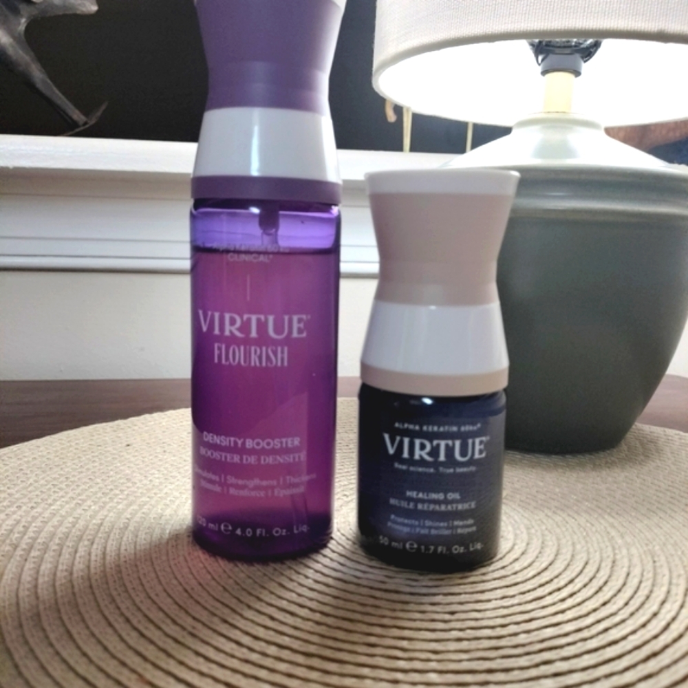 Virtue Flourish Density Booster and Healing Oil Duo